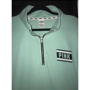Victoria’s Secret PINK Quarter-zip hoodie- Size L